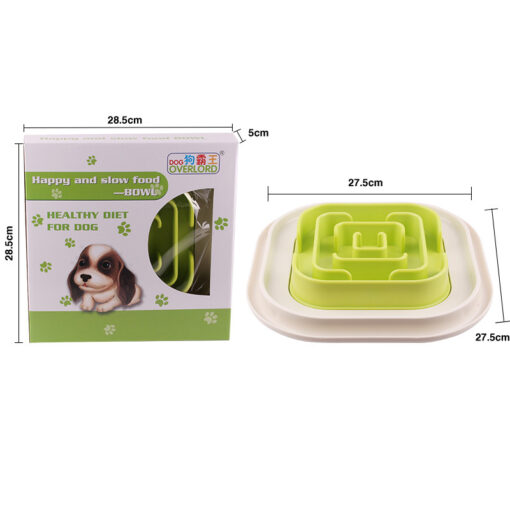 Portable Pet Anti-choking Slow Food Feeder Bowl