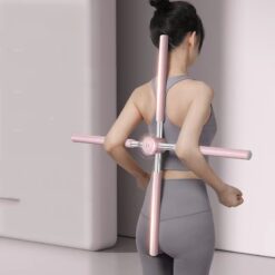 Retractable Soft Foam Wrap Yoga Posture Corrector Stick