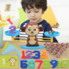 Interactive Cute Monkey Balance Math Counting Toy