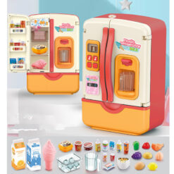 Pretend Play Simulation Double Spray Refrigerator Toy