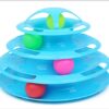 Interactive Funny Cat Turntable Play Track Ball Toy