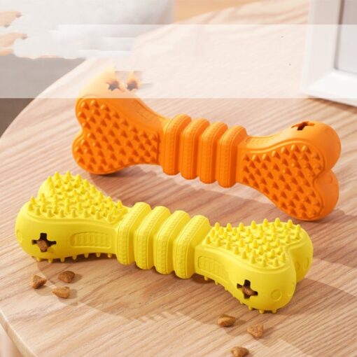 Interactive Bone Shape Grind Tooth-cleaning Chew Toys