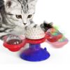 Funny Mint Ball Turntable Cat Stick Rotary Toy