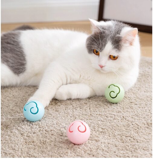 Interactive Bell Ball Cat Scratching Play Toy