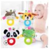 Cartoon Animal Baby Handbell Teether Grabbing Toys