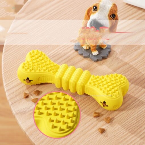 Interactive Bone Shape Grind Tooth-cleaning Chew Toys