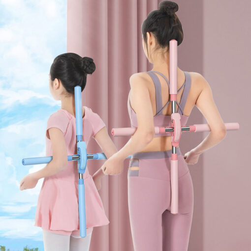 Stainless Steel Cross Body Yoga Stretching Stick