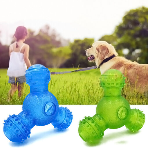 Creative Pet Food Leakage Teeth Cleaning Chew Toy