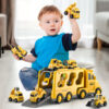 Creative Diecast Carrier Cars Engineering Vehicles Toys