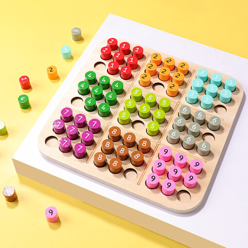 Rainbow Sudoku Focus Training Children Educational Toy