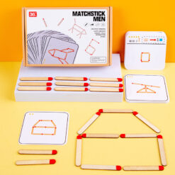 Interactive Wooden Matchsticks Puzzle Learning Toys