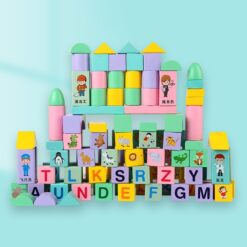 Wooden Children's Educational Building Blocks Toy