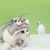 Interactive Funny Head Wear Cat Teaser Play Toy