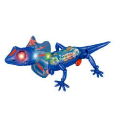 Electric Mechanical Lizard Lights Sound Effects Lizard Toy