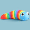 Interactive Stress-relieving Twist Grip Slug Toy