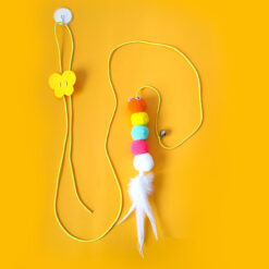 Interactive Retractable Self-Hanging Cat-Felt Toys