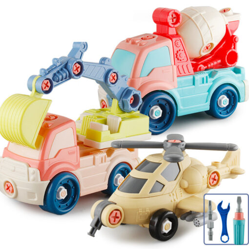 Interactive Children's Detachable Engineering Vehicle Toy