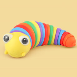 Interactive Stress-relieving Twist Grip Slug Toy