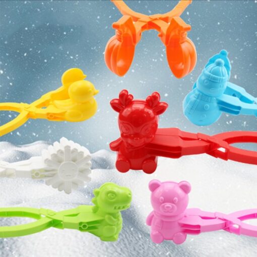 Interactive Children's Outdoor Snowball Maker Clip Toys