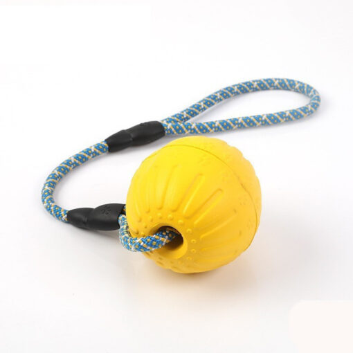 Interactive Dog Rope Ball Bite Resistance Training Toy