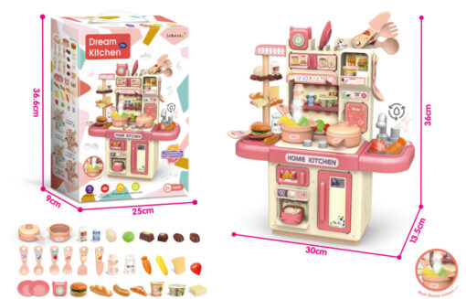 Interactive Children's Kitchen Simulation Play House Toy