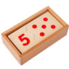 Wooden Montessori Mathematical Number Puzzle Toy