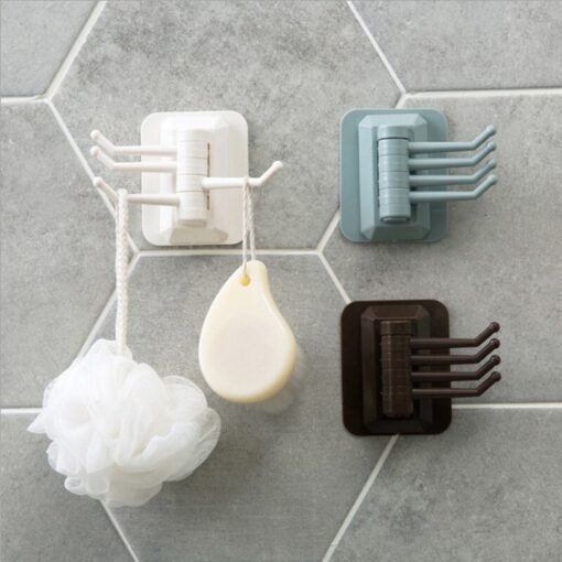 Multifunctional Rotating Kitchen Bathroom Wall Hook