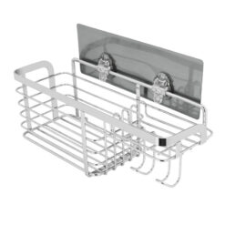 Stainless Steel Seamless Bathroom Storage Shelf Rack