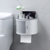 Wall-Hanging Household Toilet Paper Roll Storage Holder
