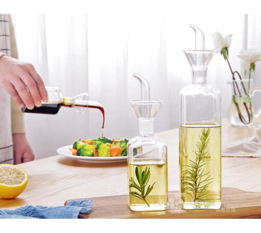 Household Kitchen Seasoning Glass Sauce Oil Bottle