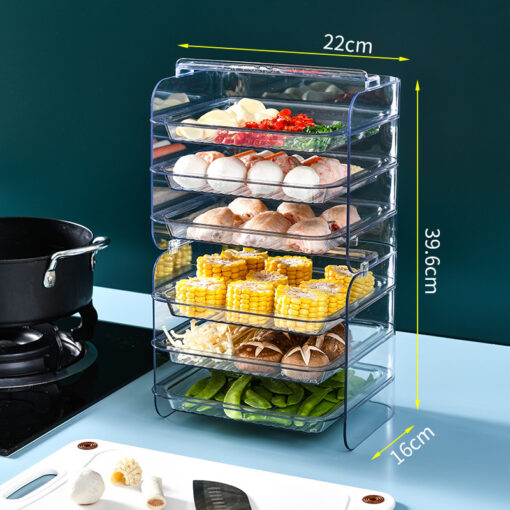 Portable Multi-Layer Kitchen Food Tray Rack Stand