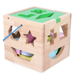 Wooden Sorter Shape Building Blocks Intelligence Box