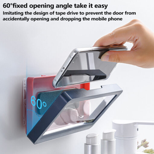 Wall-mounted Waterproof Bathroom Phone Holder