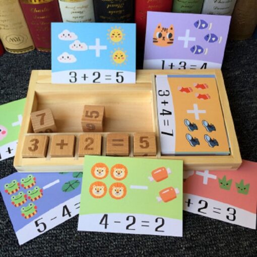 Children's Arithmetic Building Block Learning Math Toy