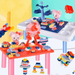 Children's Table Puzzle Assembling Building Block Toys