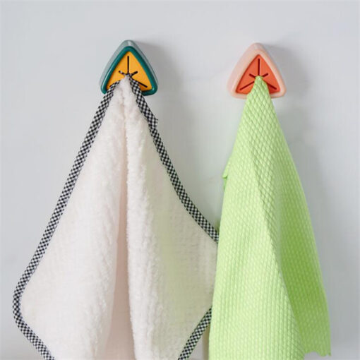 Punch-free Adhesive Hook Kitchen Towel Holder