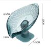 Leaf-shaped Suction Cup Self-Drain Soap Holder