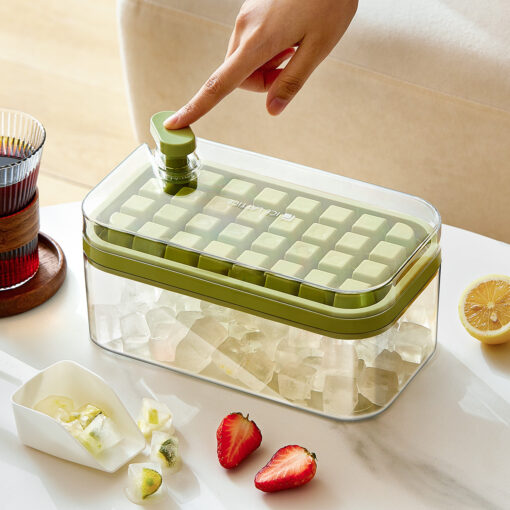 Multi-purpose Silicone Ice Cube Mold Storage Tray