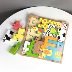Wooden Stackable Early Learning Children Puzzle Toy