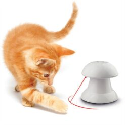 Interactive USB Charging Rotating Cat Laser Toy