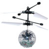 Electric Colorful Crystal Ball Induction Aircraft Light Toy
