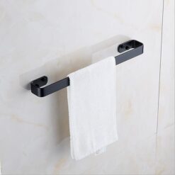 Aluminum Single Layer Towel Bar Bathroom Rack