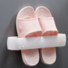 Durable Wall-mounted Suction Bathroom Slippers Rack