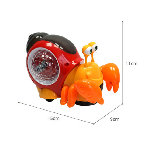 Universal Electric Sound-light Hermit Crab Children Toy