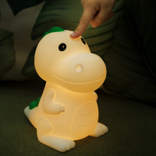 Cute Cartoon Dinosaur Silicone Children's Lamp