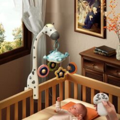 Multi-functional Starry Sky Music Baby Crib Toy