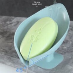 Creative Vertical Lotus Leaf Suction Cup Soap Holder