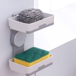 Creative Rotating Double Layer Drain Soap Holder