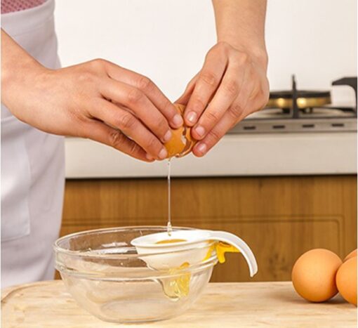 Ergonomic Kitchen Egg White Separator Divider