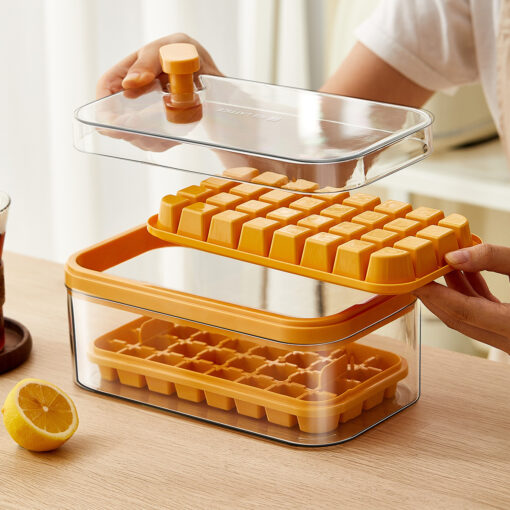 Multi-purpose Silicone Ice Cube Mold Storage Tray